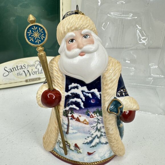 Hallmark Santa's From Around The World Keepsake Ornaments RUSSIA Santa Ornament - Picture 5 of 9